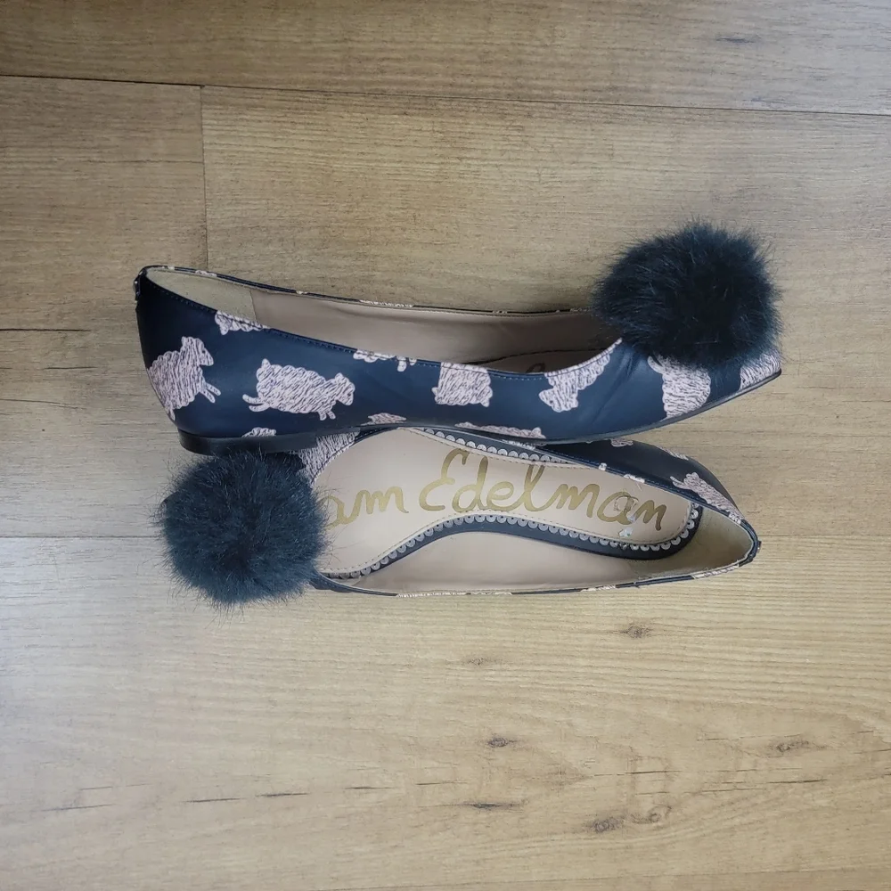 Sam Edleman Raddie Pointed Toe with PomPom - Picture 10 of 16